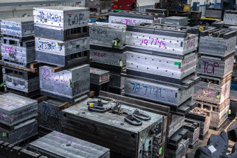 Stacks of prototypes made by prototype tooling