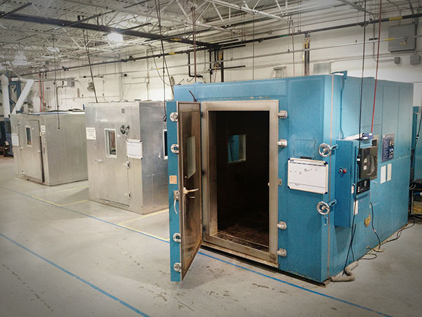 A robotic test cell for an automotive testing and development services facility